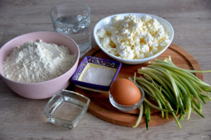 Вареники с творогом и черемшой Вареники с творогом и черемшой