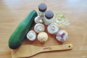 Цуккини с грибами