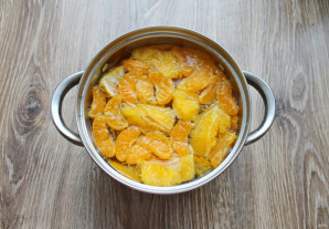 Компот из апельсинов и мандаринов