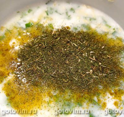 Тефтели в кефирной заливке