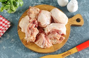 Курица по-армянски в лаваше