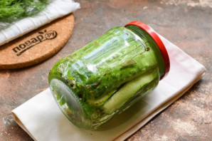 Соленые огурцы без сахара на зиму