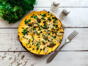 Омлет с брюссельской капустой Омлет с брюссельской капустой