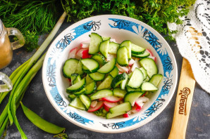 Салат с тыквенным маслом