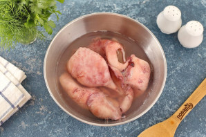 Кальмары с лимоном