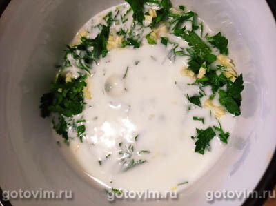 Тефтели в кефирной заливке