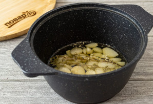 Чеснок конфи