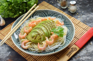 Салат "Эби авокадо"