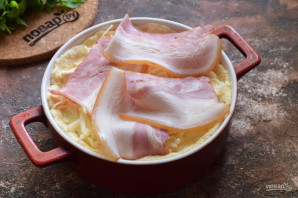 Киш с курицей и беконом Киш с курицей и беконом