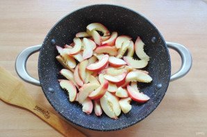 Варенье из нектаринов и персиков