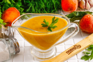 Соус из персиков к мясу Соус из персиков к мясу