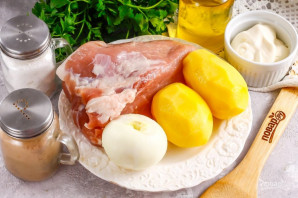 Картошка с мясом в духовке