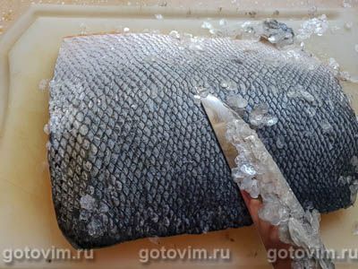 Семга в духовке, запеченная с картошкой в сметане Семга в духовке, запеченная с картошкой в сметане