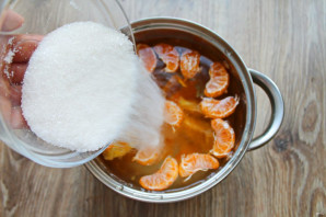 Компот из апельсинов и мандаринов