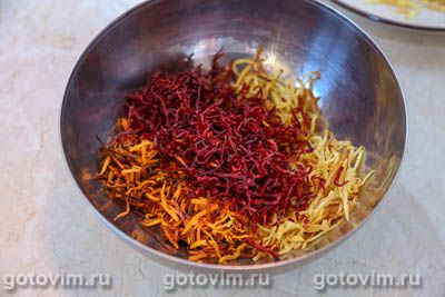 Овощной салат «Радуга» с картофелем пай