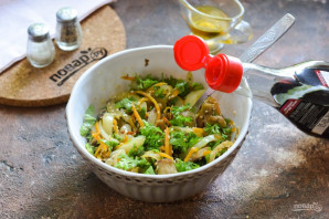 Салат с кинзой и грибами Салат с кинзой и грибами