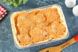 Курица по-армянски в лаваше