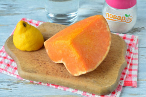 Компот из тыквы с лимоном