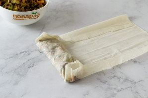 Спринг роллы из теста фило