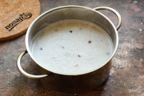 Суп-пюре со злаками и малиной