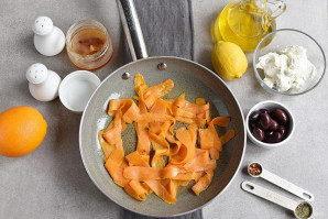 Салат с жареной морковью Салат с жареной морковью