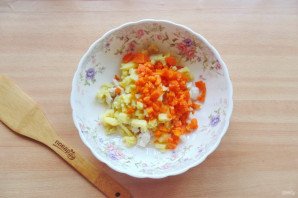 Салат из морского окуня