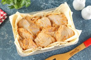 Курица по-армянски в лаваше