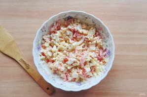 Салат из морского окуня