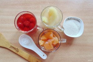 Компот из консервированных фруктов