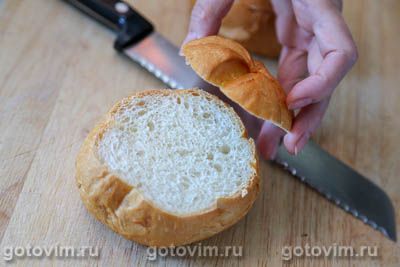 Булочки, фаршированные мясом с фасолью и перцем чили по-мексикански