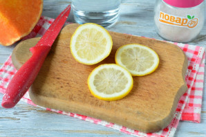 Компот из тыквы с лимоном