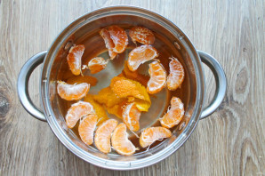 Компот из апельсинов и мандаринов