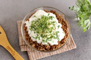 Несладкий блинный торт