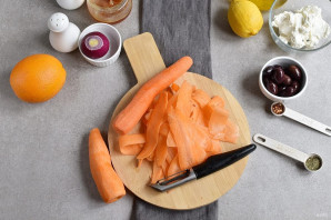 Салат с жареной морковью Салат с жареной морковью