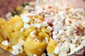 Окрошка на минеральной воде