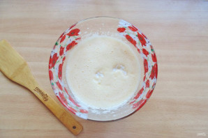 Пирог "Зебра" с вишней Пирог "Зебра" с вишней