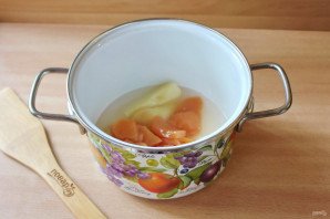 Компот из консервированных фруктов