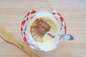 Пирог "Зебра" с вишней Пирог "Зебра" с вишней