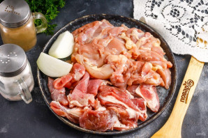 Люля-кебаб из баранины и курицы