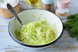 Творожные маффины с кабачком