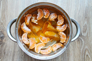 Компот из апельсинов и мандаринов