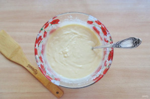 Пирог "Зебра" с вишней Пирог "Зебра" с вишней