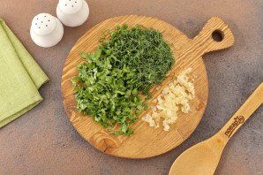 Постная закуска из баклажанов