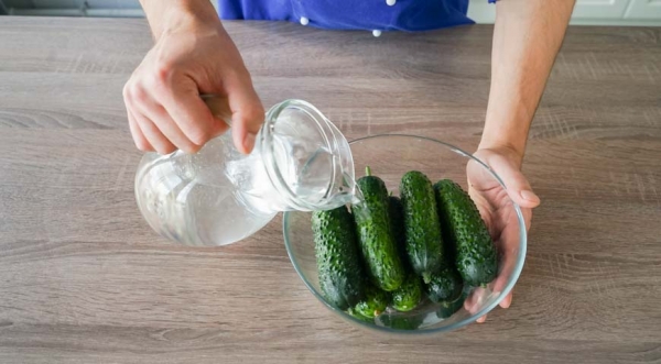 Малосольные огурцы в пакете, пошаговый рецепт с фото
