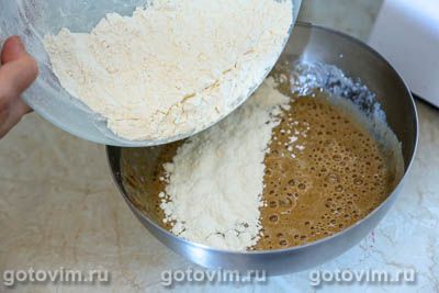 Блины кофейно-банановые