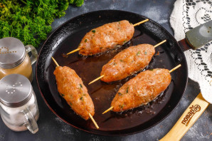 Люля-кебаб из баранины и курицы