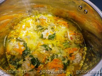 Тефтели в кефирной заливке