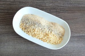 Судак в ореховой панировке