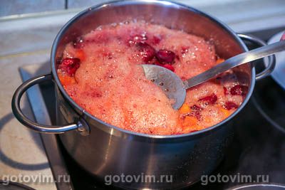 Варенье из клубники с манго на желатине