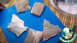 Пангасиус в сметанном кляре на сковороде